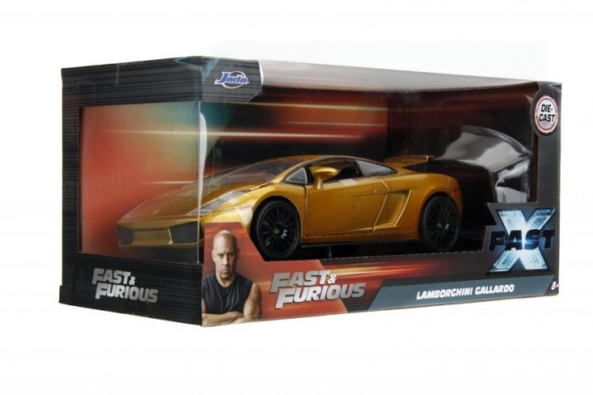 Modèle de voiture en métal Rapides et Dangereux Lamborghini Gallardo 1:24