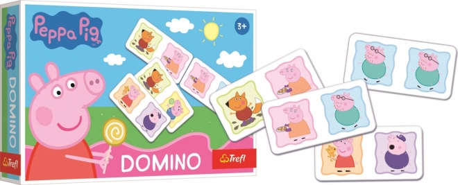 Dominos en papier Petit Cochon Peppa