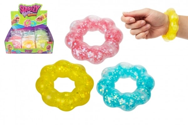 Bracelet anti-stress pâte à malaxer 8cm