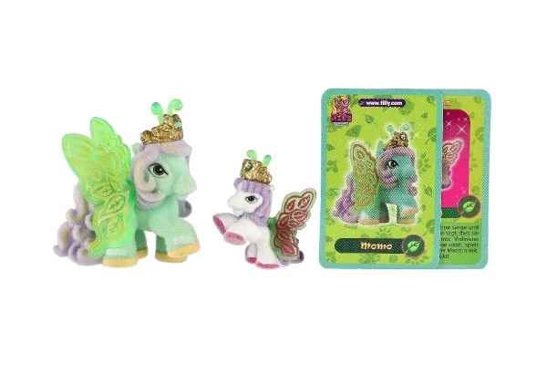 Figurines Filly Butterfly en peluche 2 pièces avec accessoires, assortiment de types sur carte 17x16,5cm