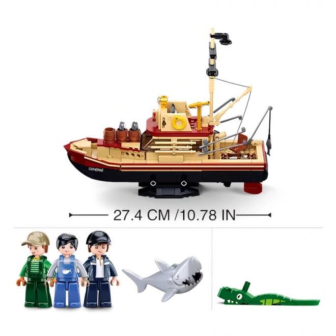Sluban ModelBricks M38-B1118 Bateau de pêche Catherine