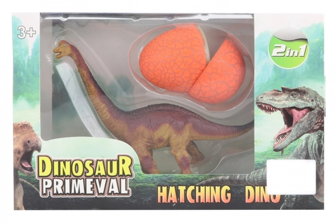 Dinosaure avec œuf – brachiosaure