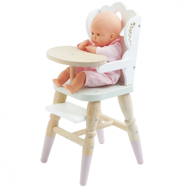 Chaise haute en bois pour poupées Le Toy Van
