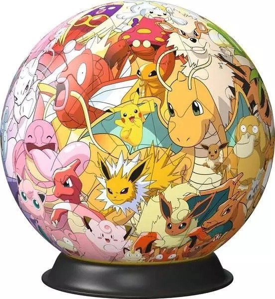 Puzzle 3D sphère Pokémon