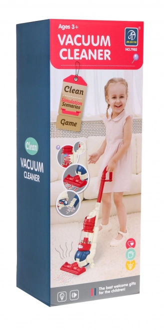 Aspirateur interactif pour enfants 3+ avec brosse électro et billes de polystyrène