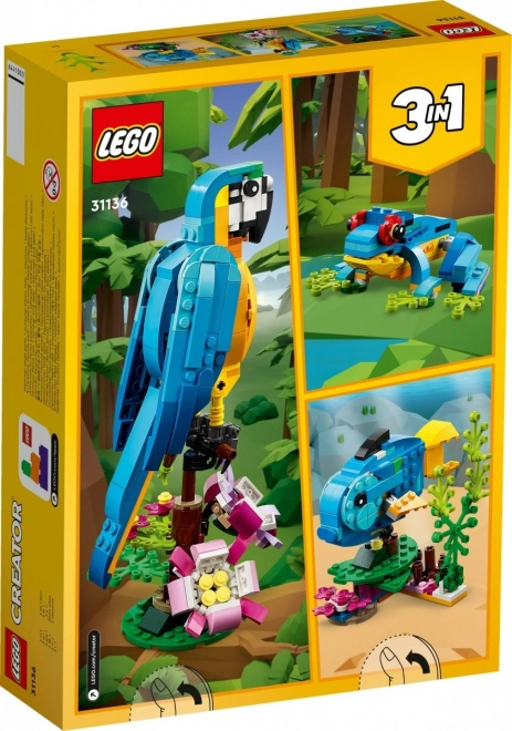 LEGO Creator 3 en 1 31136 Perroquet exotique