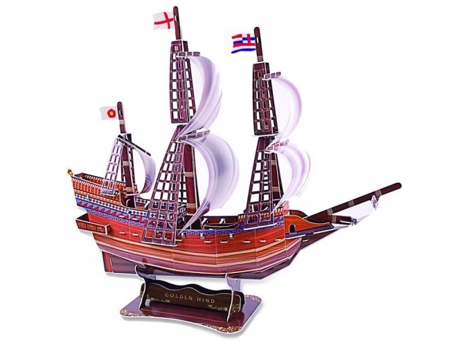 Puzzle 3D navire Golden Hind