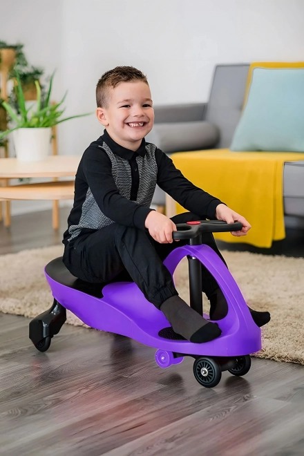Voiturette roulante avec roues LED violettes ECOTOYS