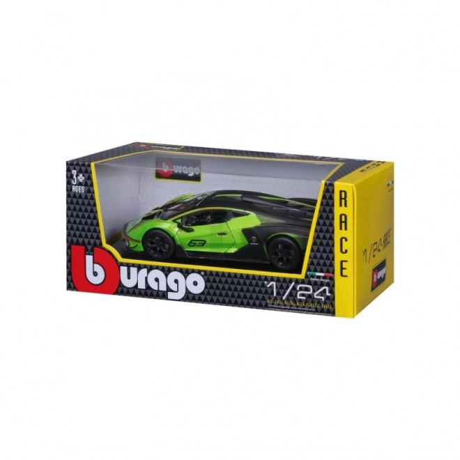 Bburago 1:24 Course Lamborghini Essenza SCV12 – Vert