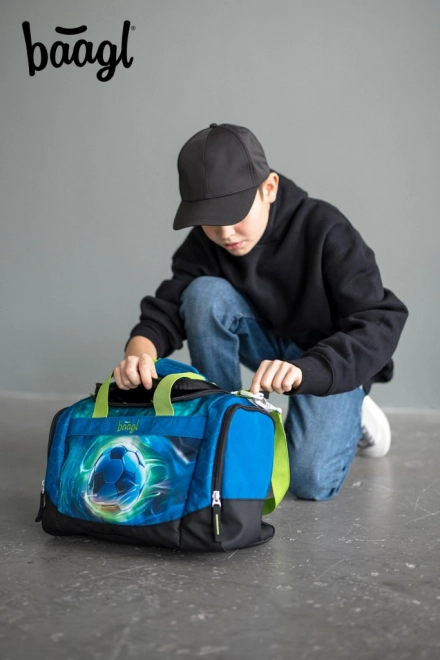 BAAGL Sac de sport pour enfants Ballon de football