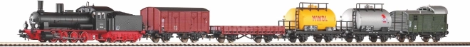 Piko coffret de départ train de marchandises avec locomotive à vapeur BR 55 DB, H0