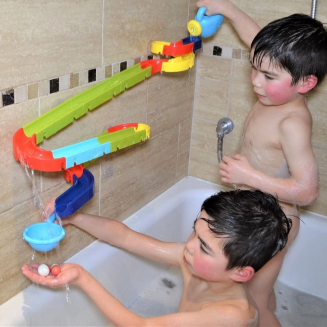 Circuit de billes pour la baignoire