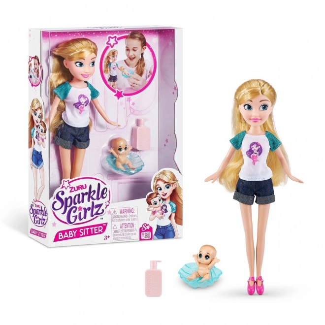 Zuru Sparkle Girlz poupée baby-sitter