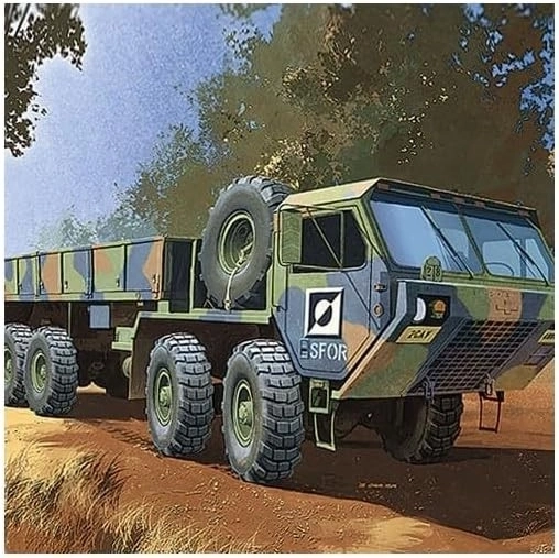 u.s. m977 8x8 camion militaire – kit de construction