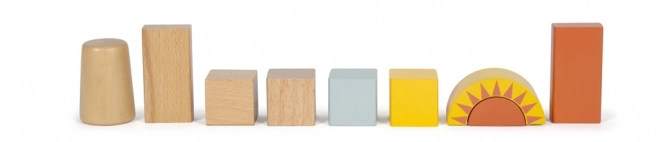 Petits pieds Blocs en bois Dino