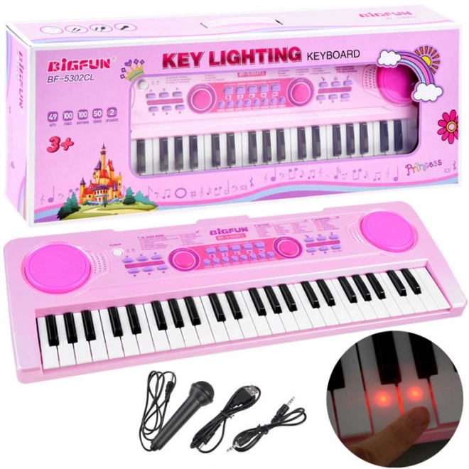 Orgues à clavier avec touches lumineuses IN0151