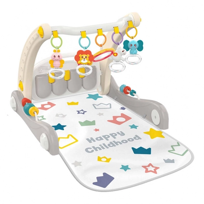 Trotteur éducatif interactif et piano Huanger