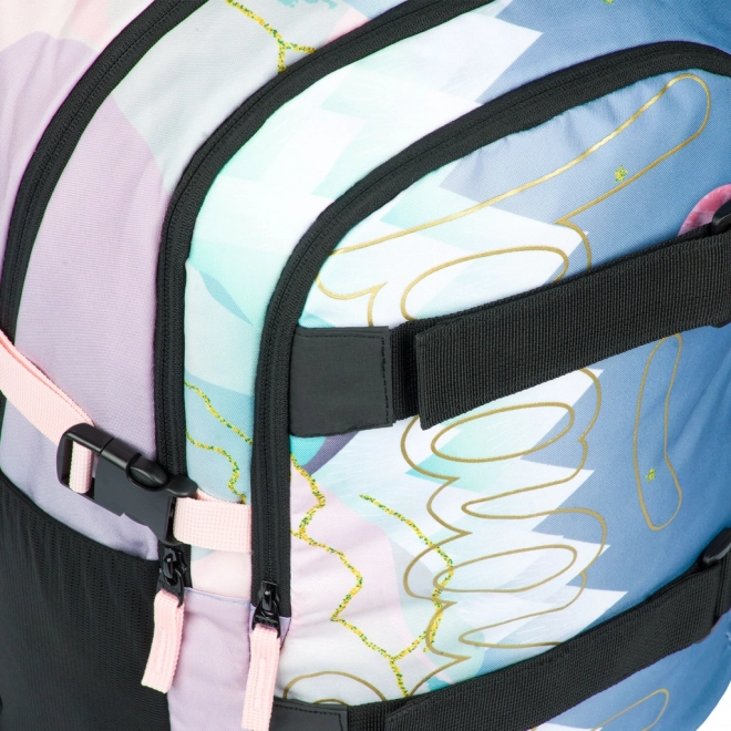 BAAGL Sac à dos scolaire Skate Moon