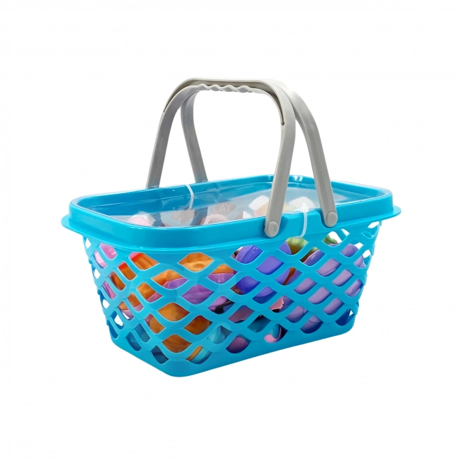 Woopie panier d'achat avec ensemble de thé et friandises 26 pièces