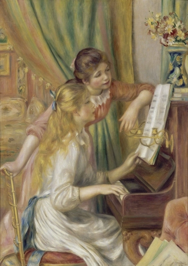 Puzzle Bluebird Filles au piano 1000 pièces