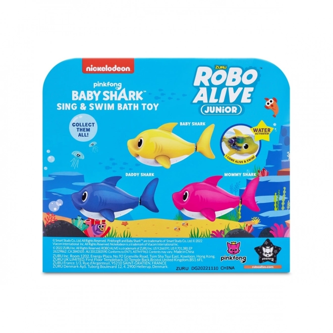 Jouet flottant interactif requin bleu