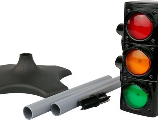 Feu de signalisation à piles avec des fonctions réalistes