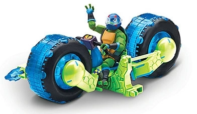 Moto Tortues Ninja avec figurine d'action