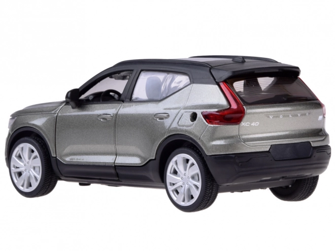 Modèle de voiture métallique crossover électrique Volvo XC40