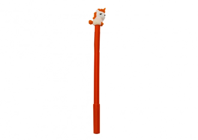 Stylo à bille Unicorn Stopper Noir Pointe Mélange Violet Orange 0,5 mm
