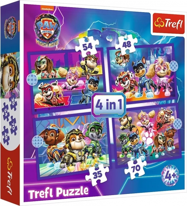 Puzzle Pat'Patrouille 4 en 1