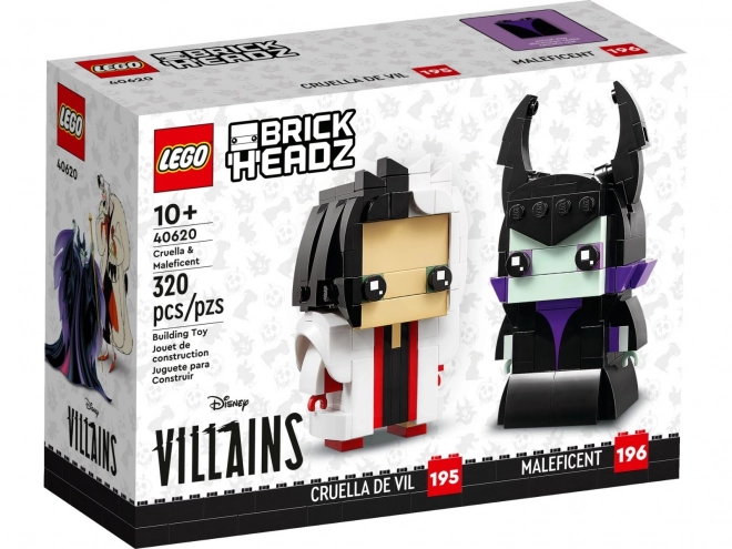 LEGO BrickHeadz 40620 Cruella et Maléfique