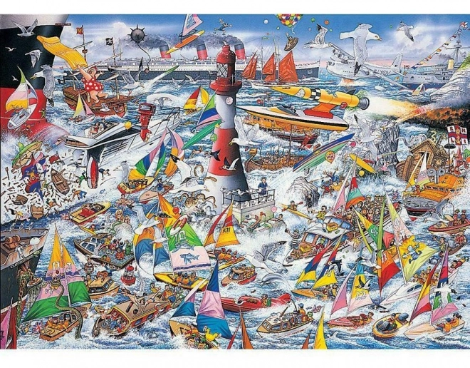 Puzzle J'aime les bateaux 1000 pièces de Gibsons