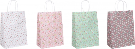 Sac cadeau XS 21 × 15 × 8 cm – toute l’année, assortiment de couleurs