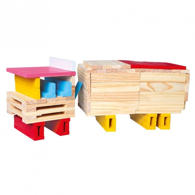Kit de construction en bois Bino - 150 pièces