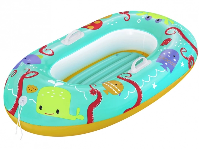 Bateau gonflable pour enfants Bestway avec motifs d'animaux marins