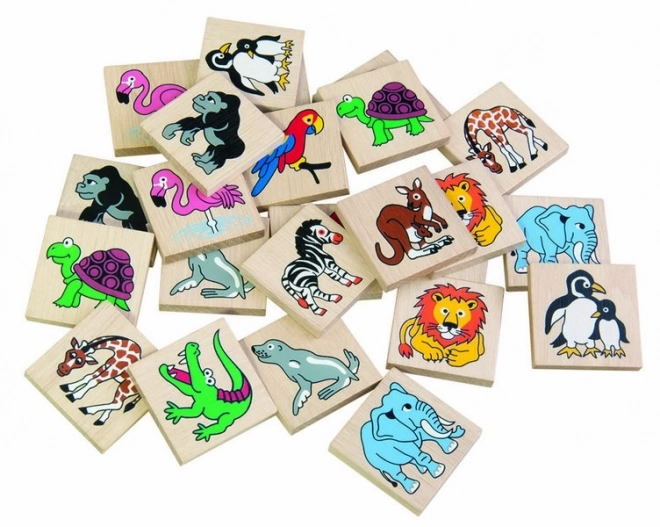 Pexeso en bois ZOO