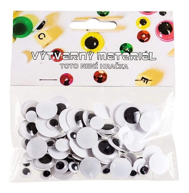 Yeux avec pupille mobile pour la création