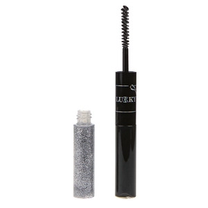 Lukky Mascara et paillettes 2-en-1 pour cils, noir