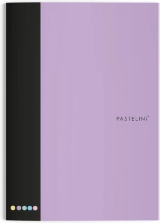 Cahier format A4 ligné PASTELINI violet