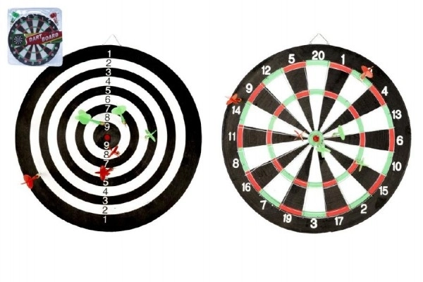 Cible avec flèches 6 pcs diamètre 41 cm