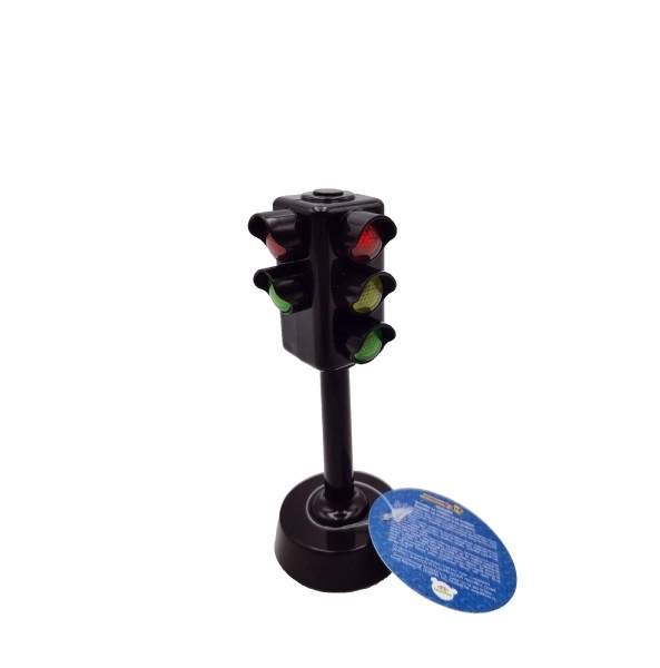 Feu tricolore fonctionnel avec effets lumineux et sonores - 12 cm