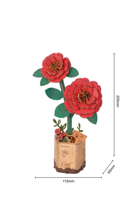 Fleur réaliste comme décoration durable