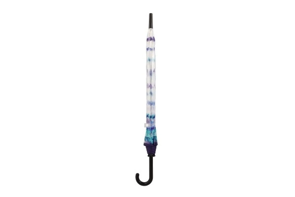 Parapluie transparent avec papillons plastique/métal 80cm en sac