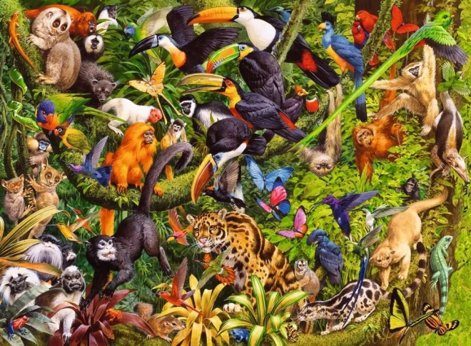 Puzzle Ravensburger Jungle tropical XXL 200 pièces