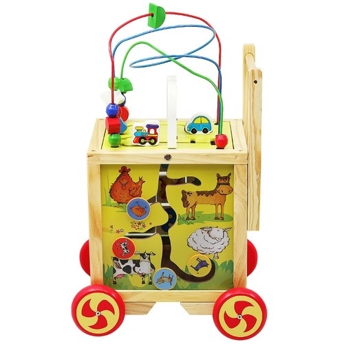 Chariot en bois pour enfants - 6 en 1