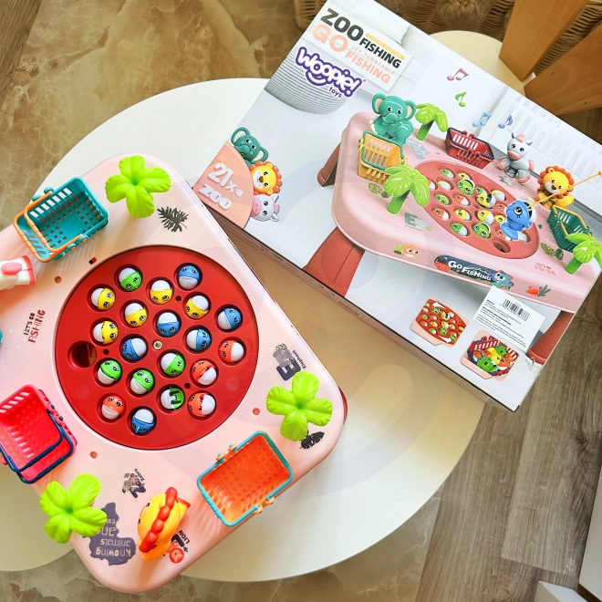 Jeu d’adresse Pêche Table Interactive Rose