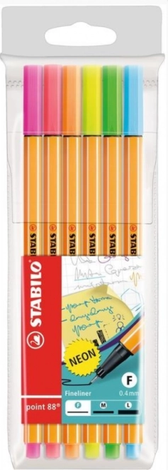 Stabilo set de liners Néon 6 pcs