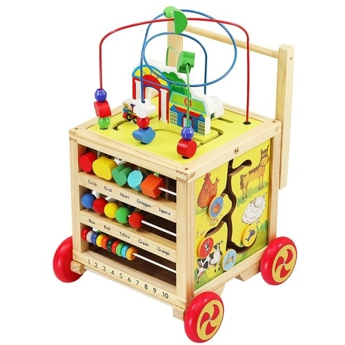 Chariot en bois pour enfants - 6 en 1