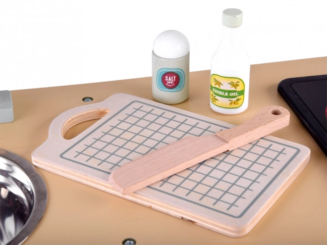 Grande cuisine en bois pour enfants avec accessoires