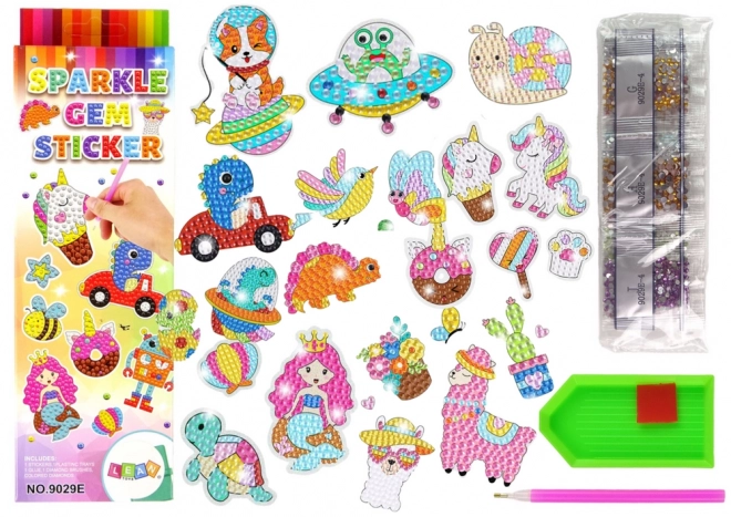 Autocollants de diamants Broderies de Diamant